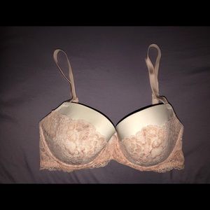 Light Pink Dream Angels Lined Demi Bra in 34DD